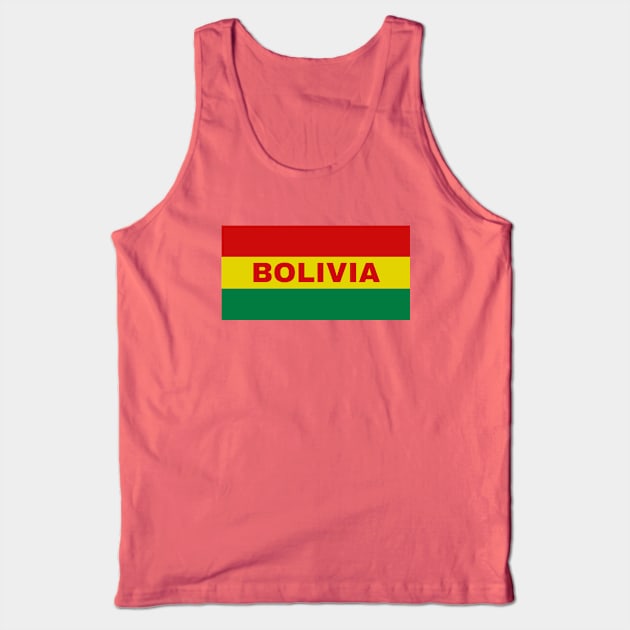 Bolivian Flag Colors Tank Top by aybe7elf